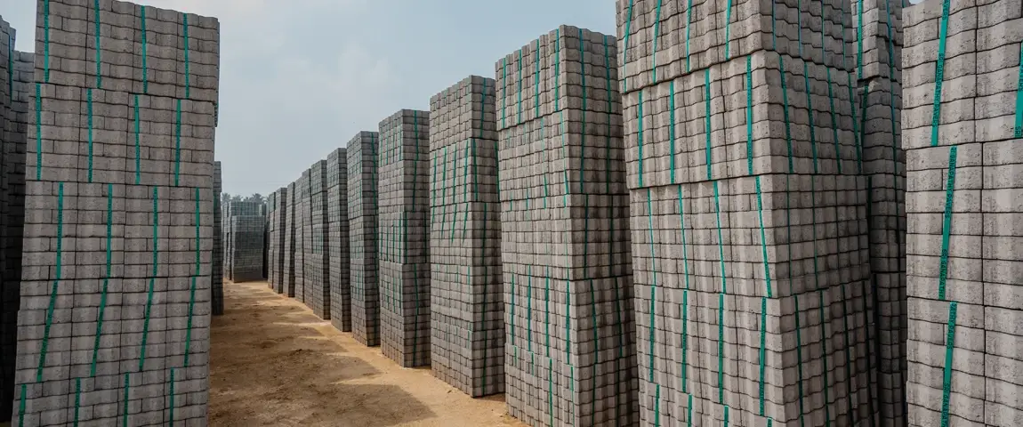 Pavers in Ready Condition